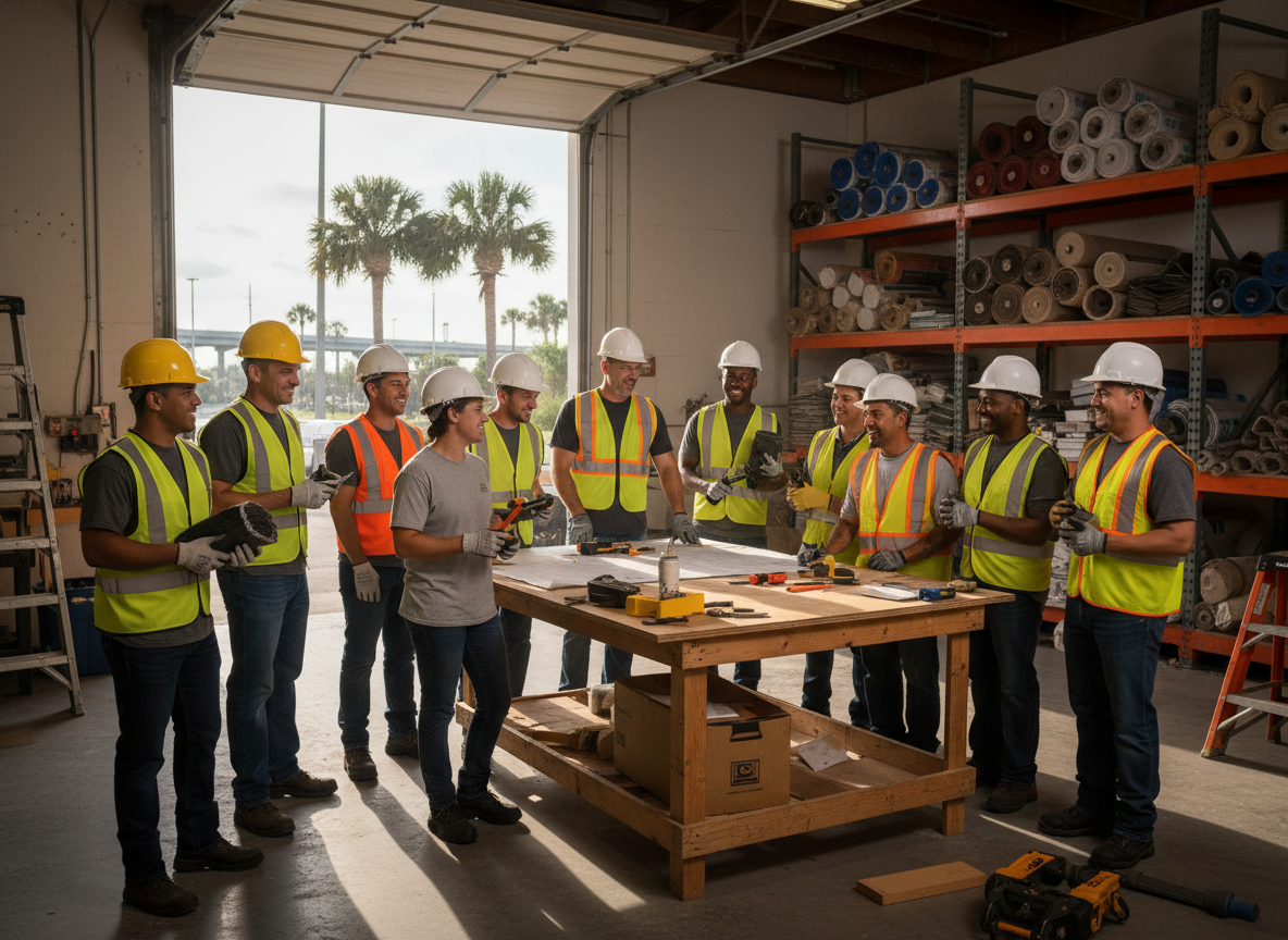 The Roof Repair Jacksonville FL team